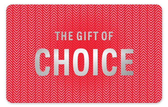 The Gift Of Choice Card